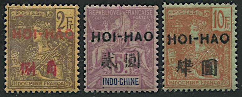 1906, Hoi-Hao, complete set of seventeen  - Asta Storia Postale e Filatelia - Cambi Casa d'Aste