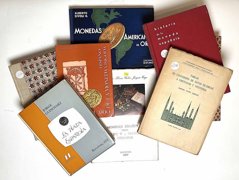 LETTERATURA SPAGNOLA. Lotto di otto libri.  - Auction Numismatics - I - Cambi Casa d'Aste