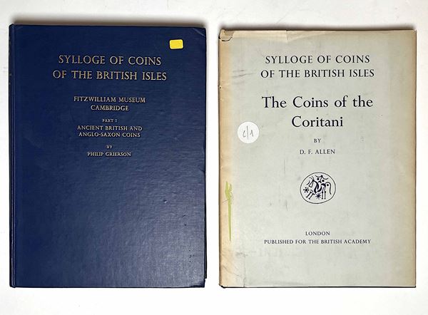 SYLLOGE OF COINS OF THE BRITISH ISLES. Lotto di due libri.