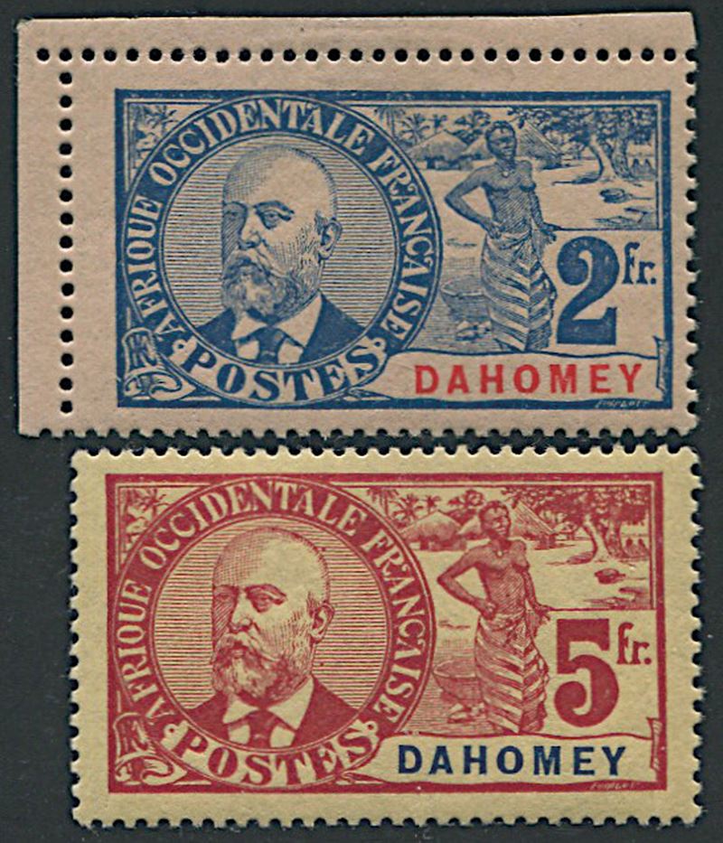 1906/07, Dahomey, set of fifteen  - Asta Storia Postale e Filatelia - Cambi Casa d'Aste