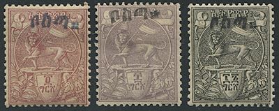 1902, Ethiopie, Set Of Seven