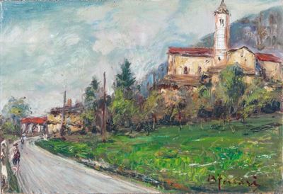 Paesaggio con Chiesa
