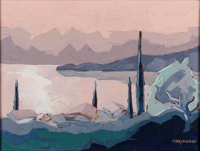 Veduta di Golfo al Tramonto