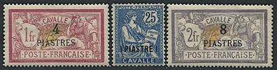 1893/1900, Cavalle, French Offices