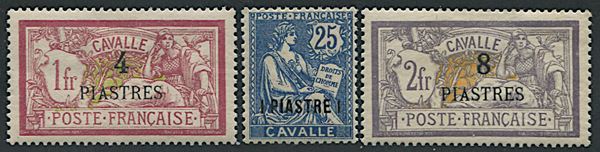 1893/1900, Cavalle, French Offices