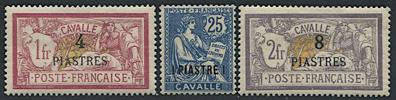 1893/1900, Cavalle, French Offices  - Asta Filatelia - Cambi Casa d'Aste