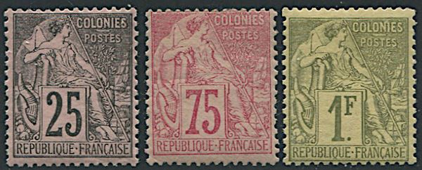 1881/86, French Colonies, “Alphée Dubois”