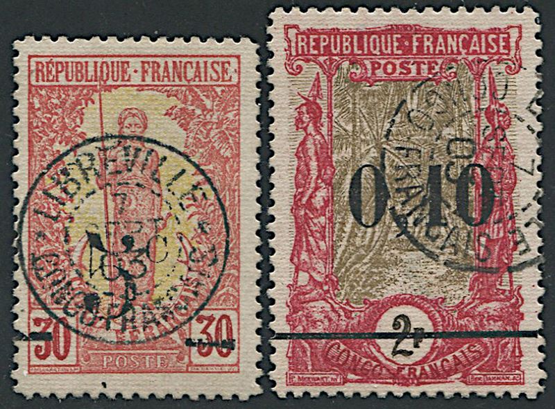 1900, French Congo  - Asta Storia Postale e Filatelia - Cambi Casa d'Aste