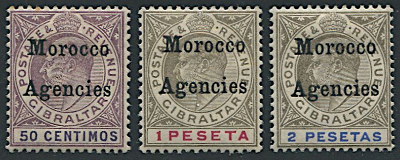 1903/05, Morocco Agencies, British Offices  - Asta Storia Postale e Filatelia - Cambi Casa d'Aste
