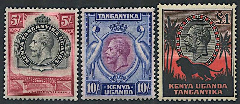 1935/37, Kenya, Uganda and Tanganyka  - Asta Storia Postale e Filatelia - Cambi Casa d'Aste