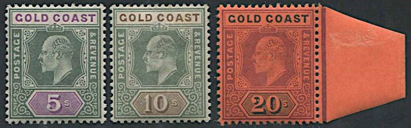 1902, Goald Coast, Edward VII  - Asta Storia Postale e Filatelia - Cambi Casa d'Aste