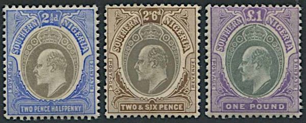 1904/09, Southern Nigeria, Edward VII