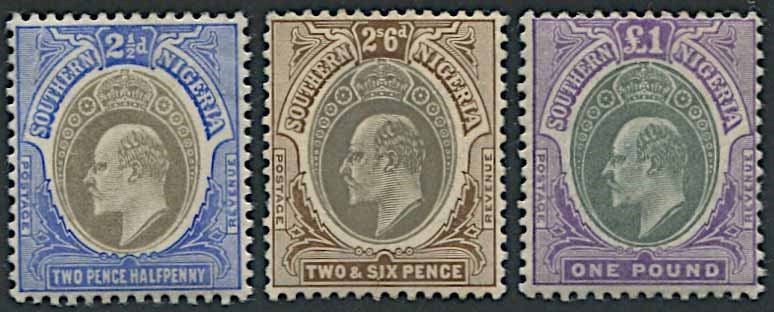 1904/09, Southern Nigeria, Edward VII  - Auction Postal History and Philately - Cambi Casa d'Aste