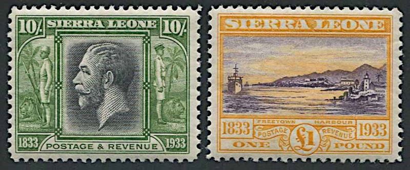 1933, Sierra Leone, “Wilbeforce”  - Asta Storia Postale e Filatelia - Cambi Casa d'Aste