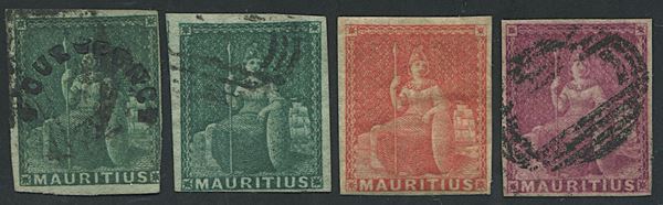 1858, Mauritius, “Britannia”