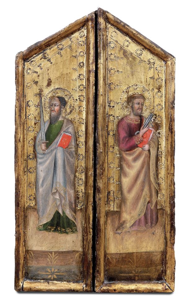 Nei modi della pittura senese del XV secolo San Paolo e San Pietro