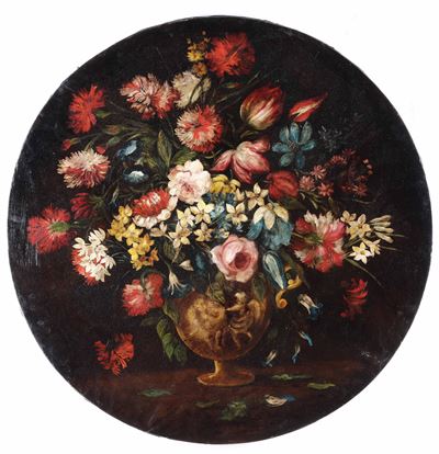 Probabile XX Secolo Nature Morte con Vasi di Fiori