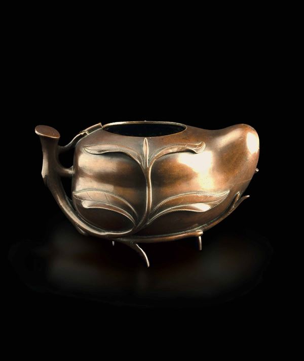 A tripod bronze censer, China, Qing Dynasty