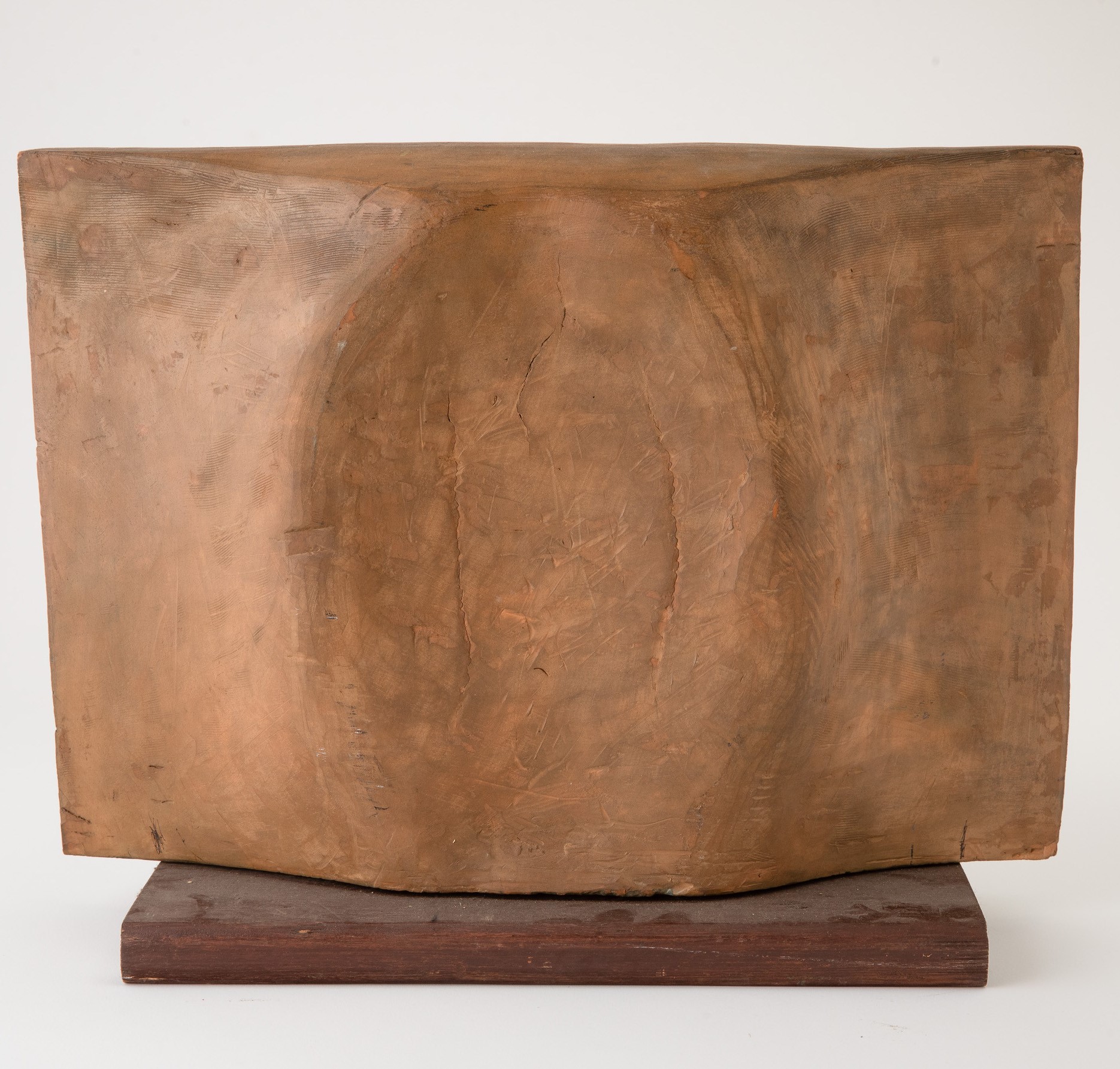 Lino Tinè - Scultura in bronzo con base in legno