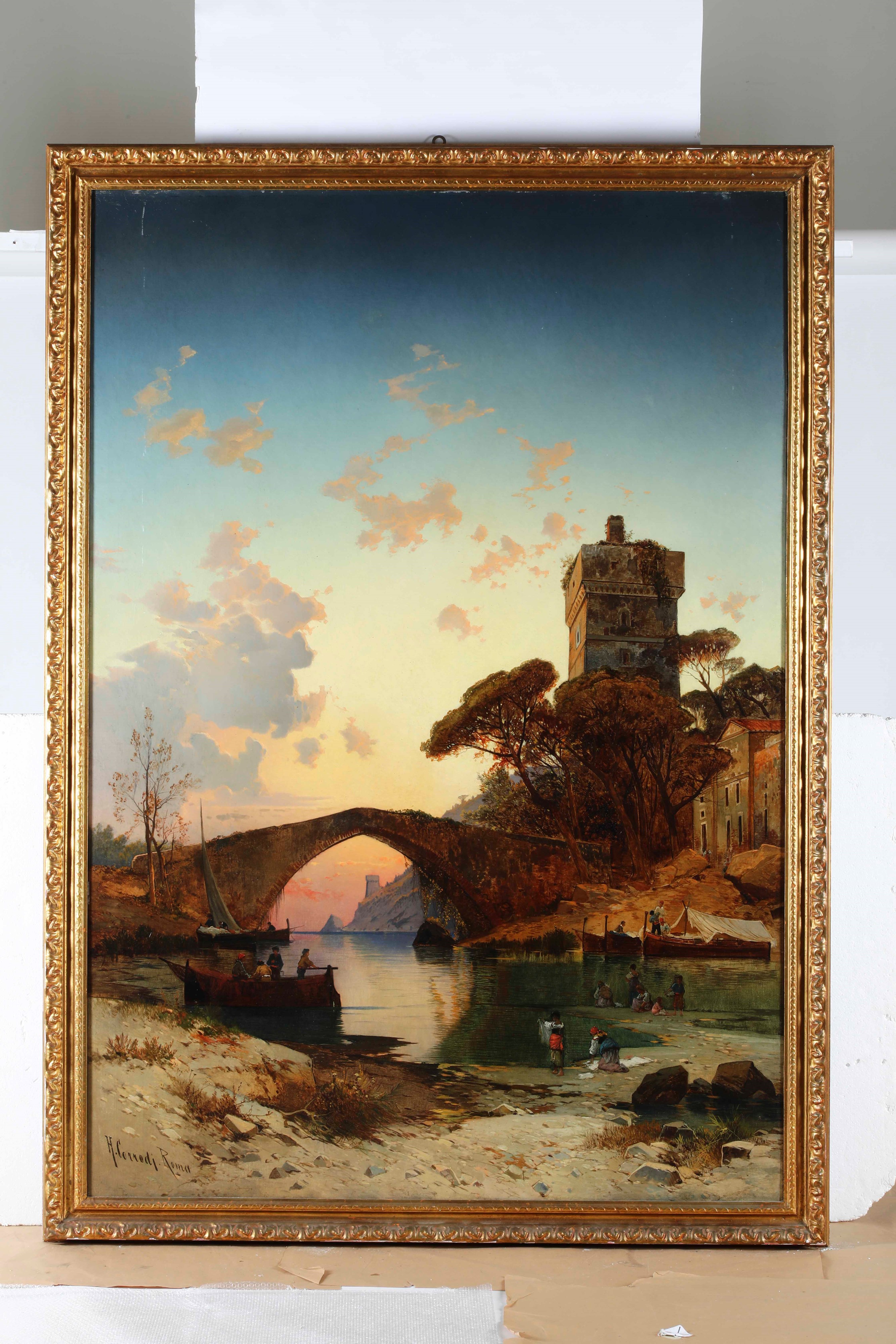 Hermann Solomon Corrodi - Paesaggio Laziale