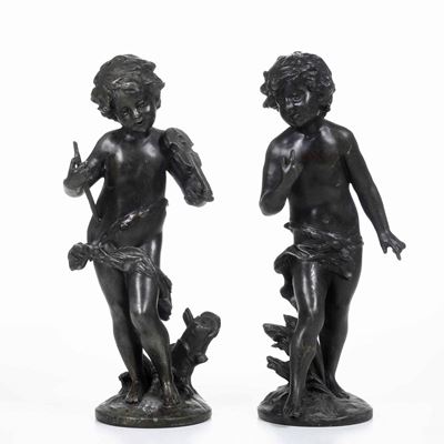 Moreau. XIX-XX Secolo Due Amorini