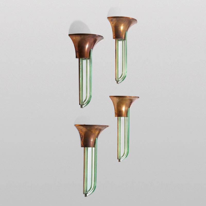 Quattro lampade a parete  - Auction Design - Cambi Casa d'Aste