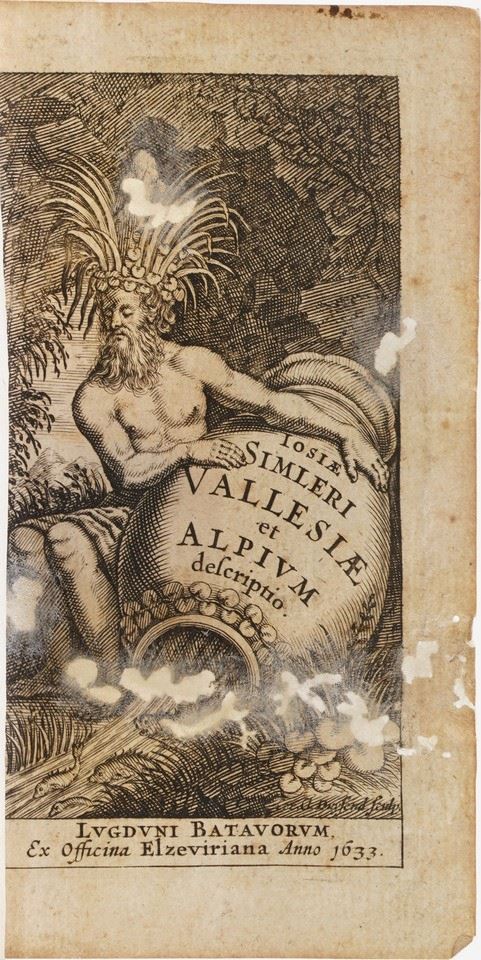 Simler Josias Simler Josias Vallesiae et Alpium descriptio... Lugduni Batauorum, Ex Officina Elzeviriana, 1633.