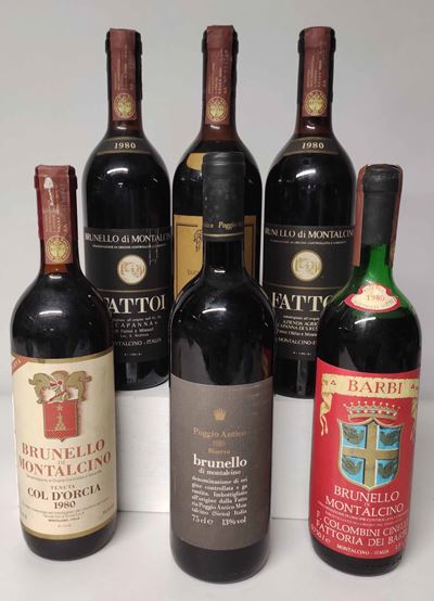 Fattoi Poderi Emilio Costanti Col D'orcia Poggio Antico Barbi, Brunello di Montalcino