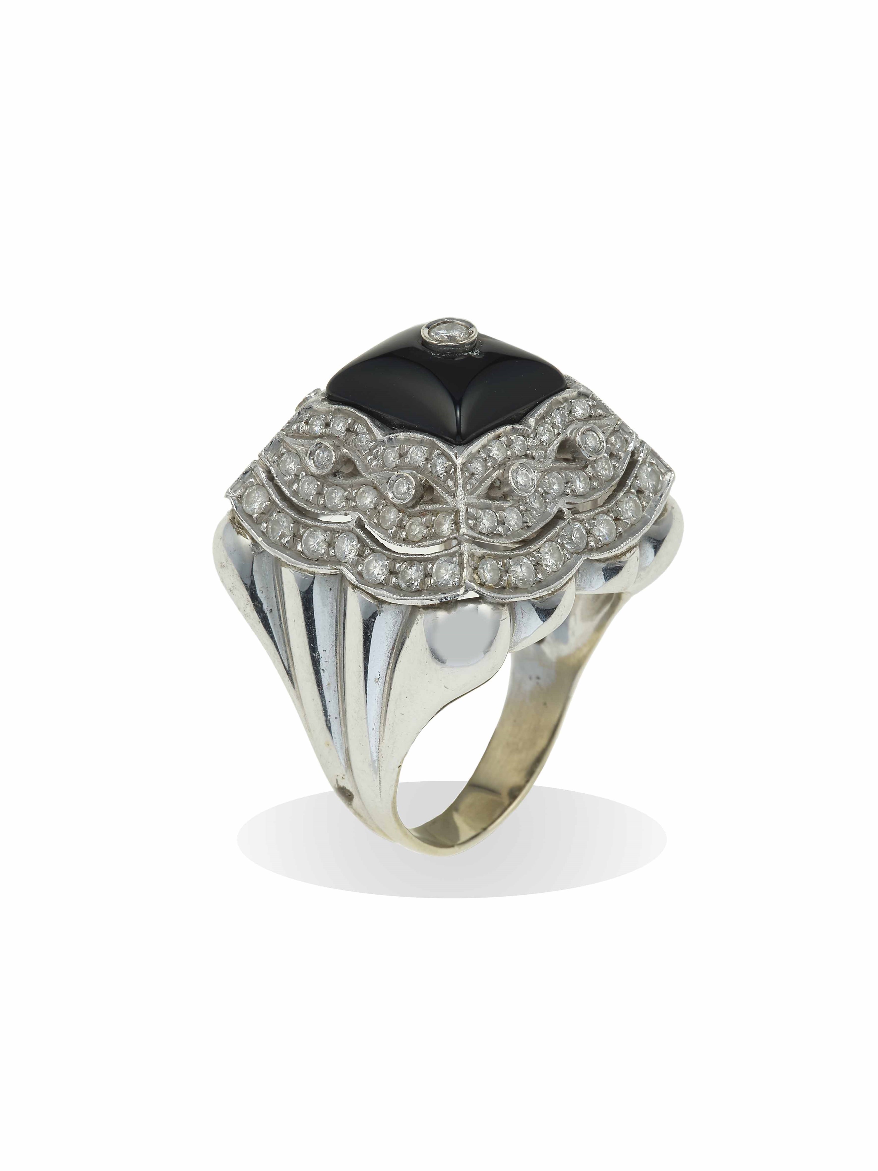 Anello in Diamanti con Cialde Centrali Intercambiabili