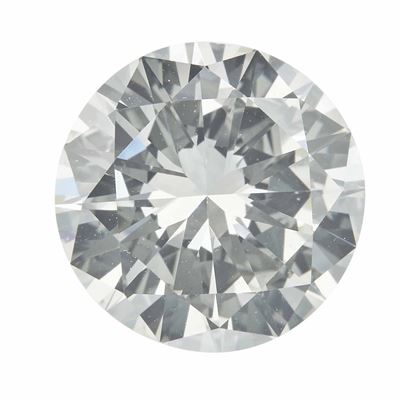 Diamante, taglio brillante ct 6,91 — colore O-P, VS1, fluorescenza UV debole azzurra (Gemmologica...