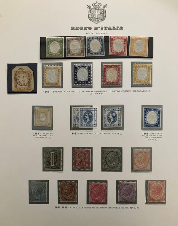 1861/1944, Regno d’Italia, collezione quasi completa, nuova