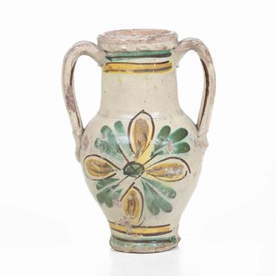 Vaso Biansatoprobabilmente Caltagirone XIX Secolo
