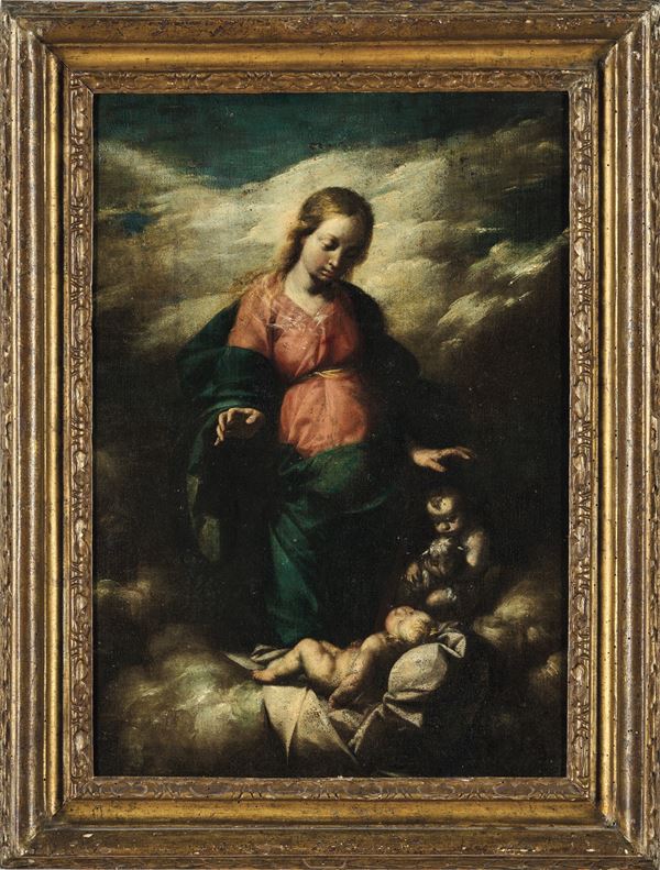 Luigi Miradori detto il Genovesino - Madonna con Bambino e San Giovannino
