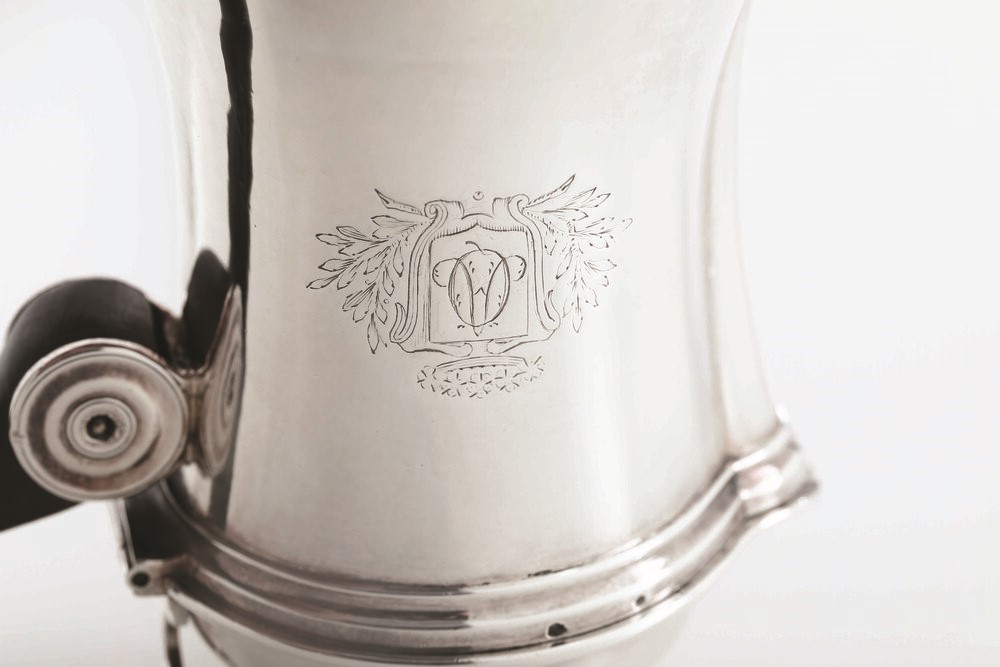 Caffettiera. Parigi 1783-1789. Maestro Argentiere Jean-pierre Charpenat (1782-1806)