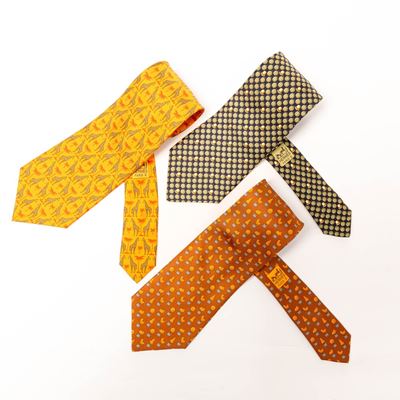 Hermés Lotto di Tre Cravatte