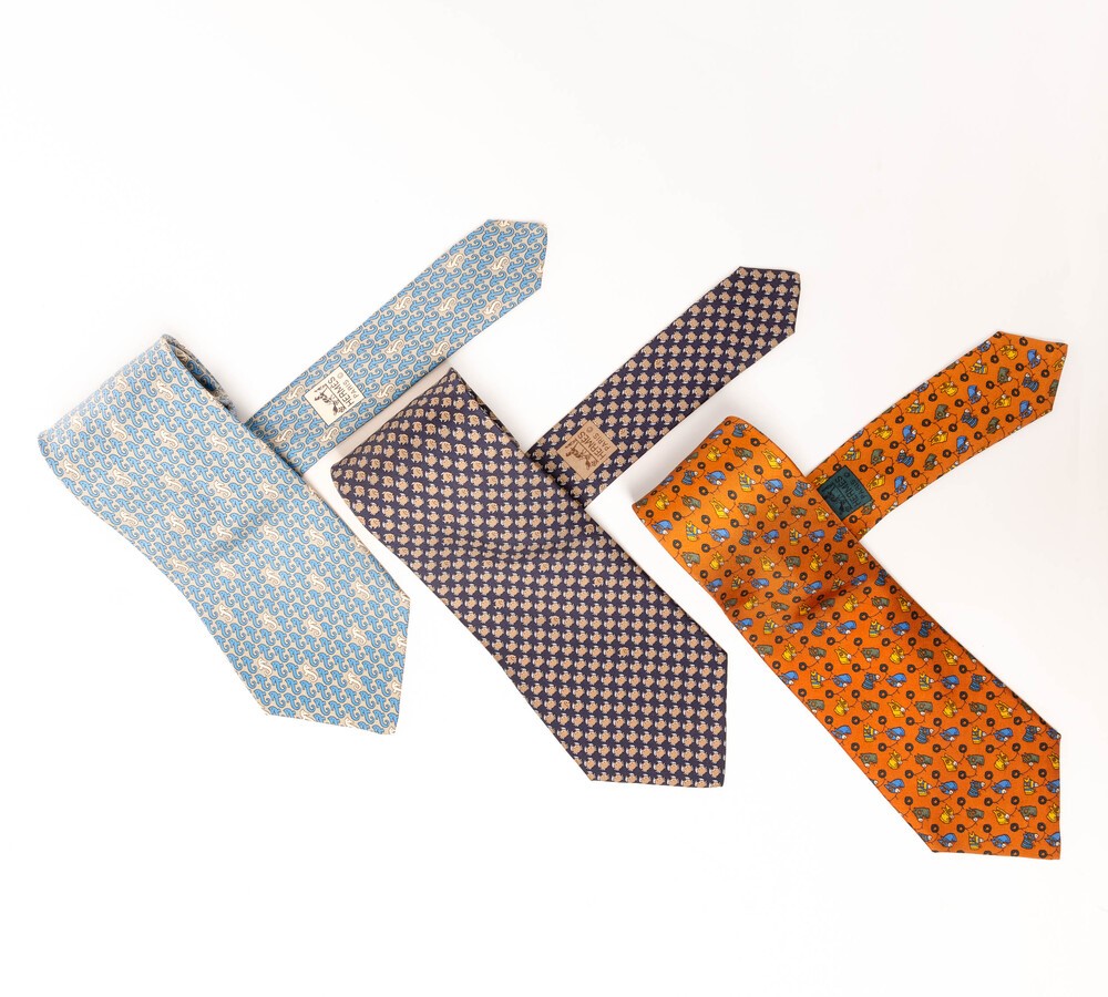 Hermés Lotto di Tre Cravatte