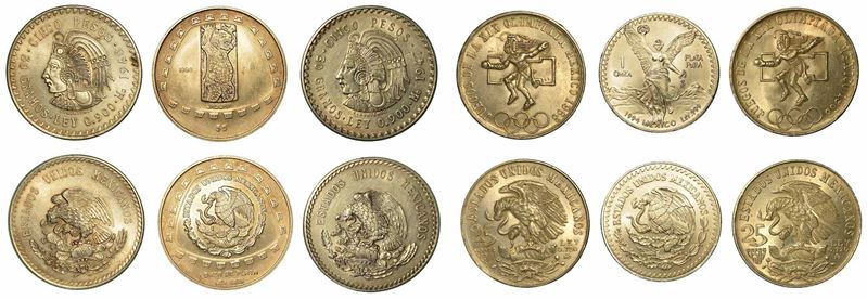 MESSICO. Lotto di sei monete.  - Asta Numismatica - I - Cambi Casa d'Aste