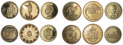 Venezuela. Lotto di Sei Monete.