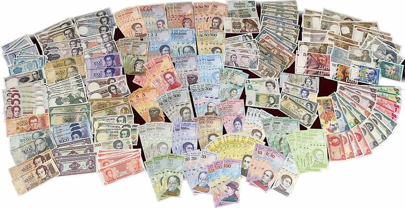 STATI VARI. Lotto di circa 290 banconote.  - Asta Numismatica - I - Cambi Casa d'Aste