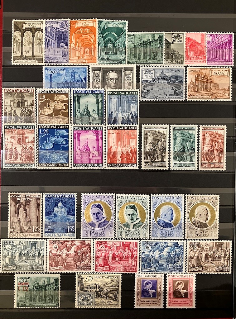 1929/1978, Città del Vaticano, Collezione Nuova su Classificatore