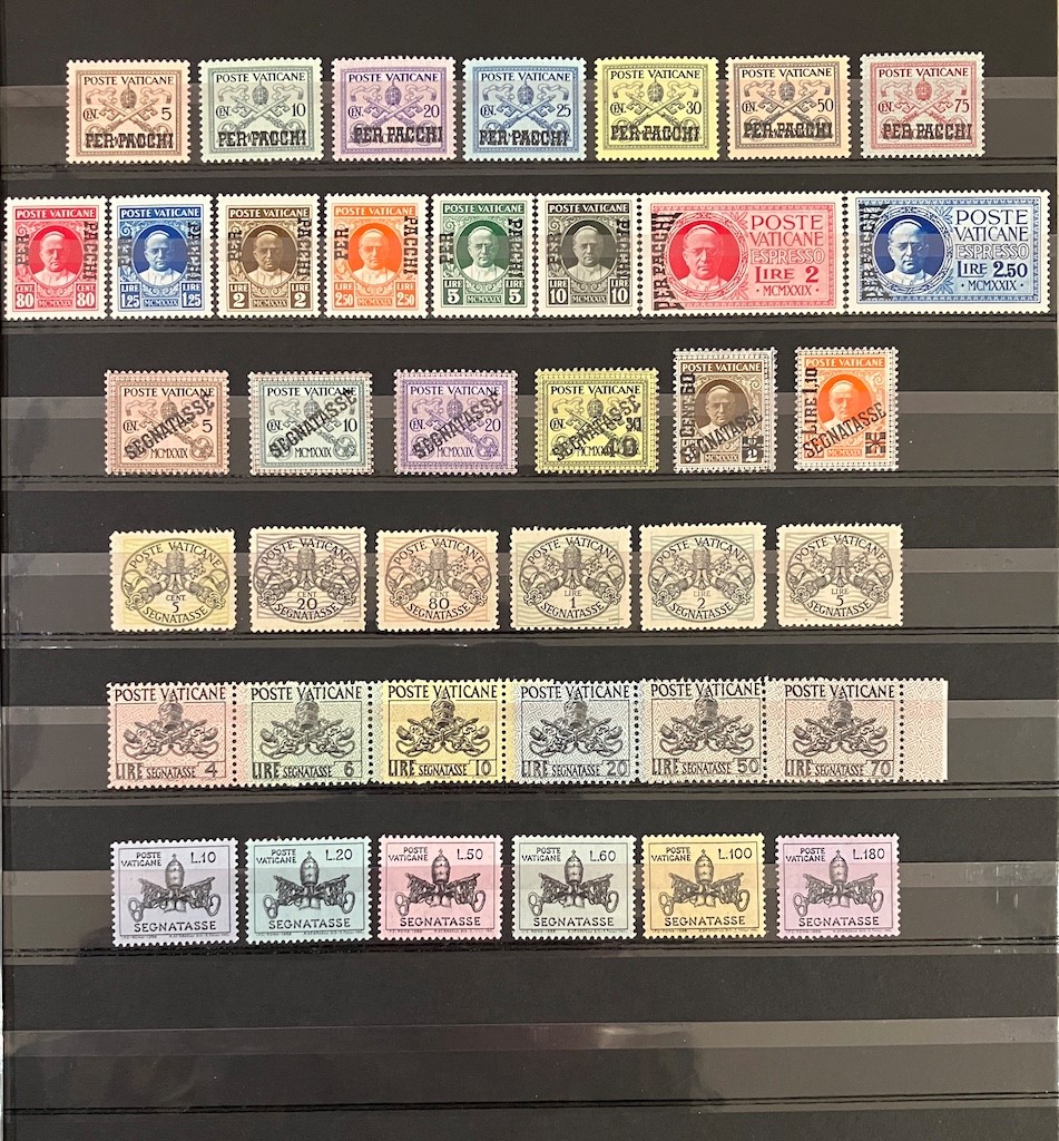 1929/1978, Città del Vaticano, Collezione Nuova su Classificatore