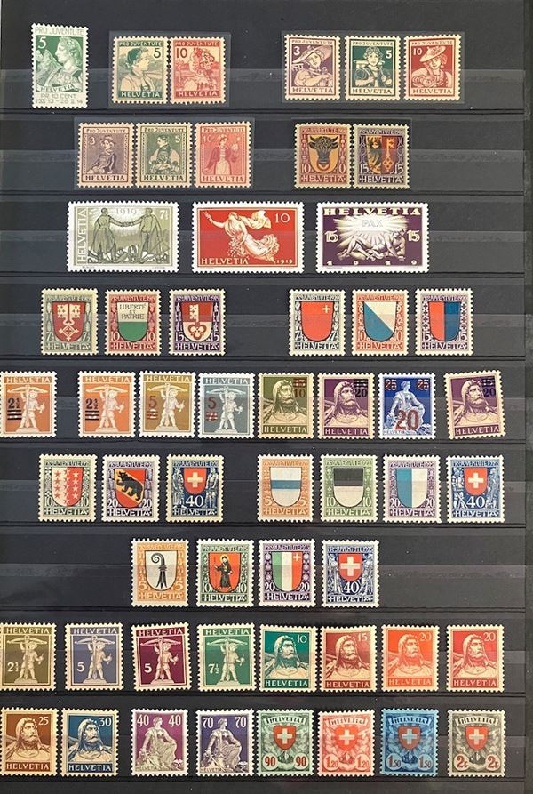 1913/1971, Svizzera, collezione del periodo nuova