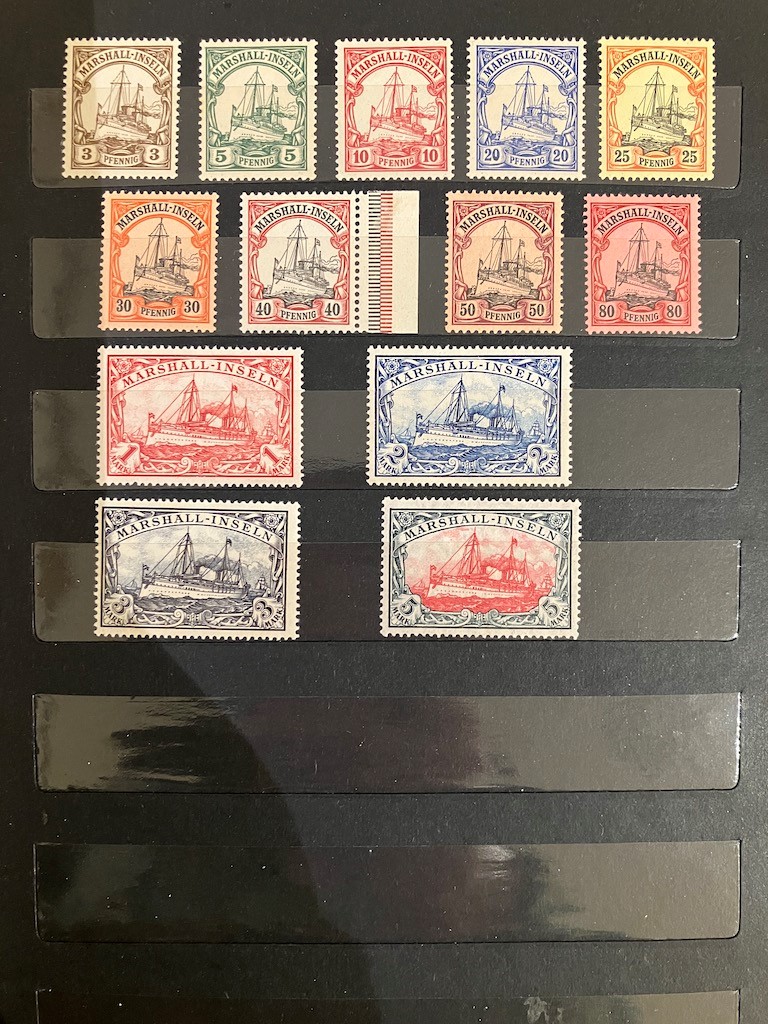 Collezione di francobolli delle Colonie Tedesche, 1899-1916