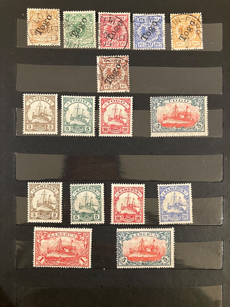 Collezione di francobolli delle Colonie Tedesche, 1899-1916
