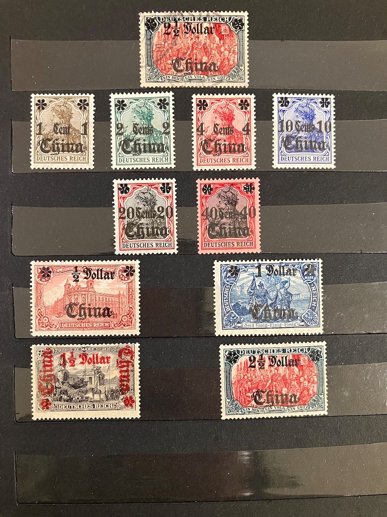 Collezione di francobolli delle Colonie Tedesche, 1899-1916
