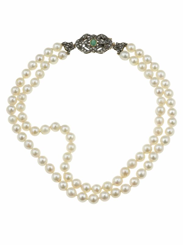 Collana a due fili di perle