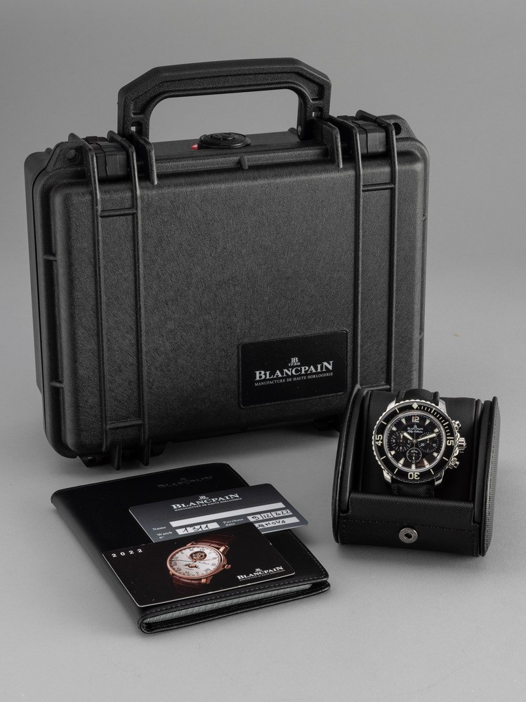 Blancpain - Attraente Orologio Subacqueo Fifty Fathoms, in Acciaio Inossidabile, a Carica Automat...
