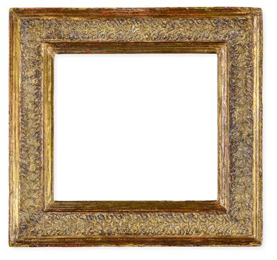 Cornice a Cassetta in Legno Intagliato e Dorato. Centro Italia XVIII Secolo