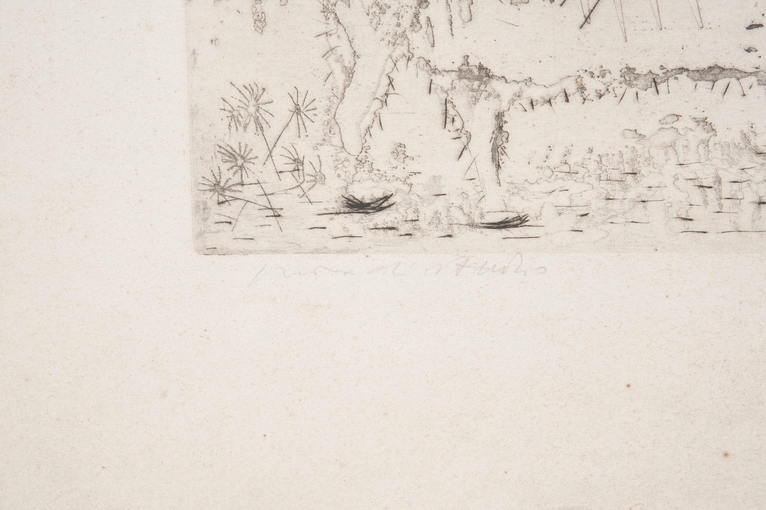 Acquaforte, opera grafica del XX secolo
