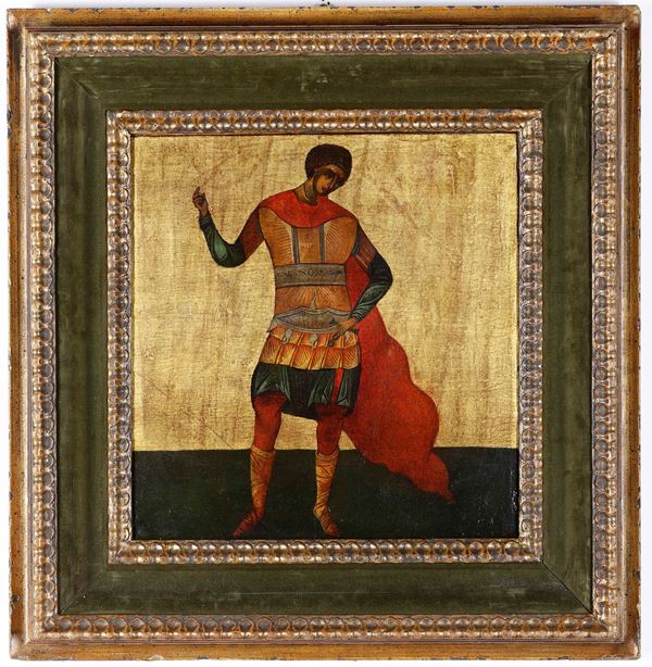 Icona raffigurante Arcangelo Michele, Russia, XIX secolo
